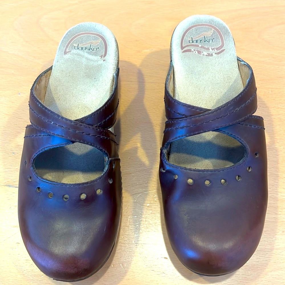 Dansko brown clogs size 36